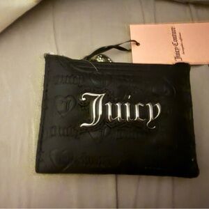 Juicy Couture Embossed Black Wallet